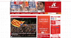 Desktop Screenshot of etudiants-communistes.org
