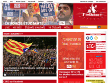 Tablet Screenshot of etudiants-communistes.org